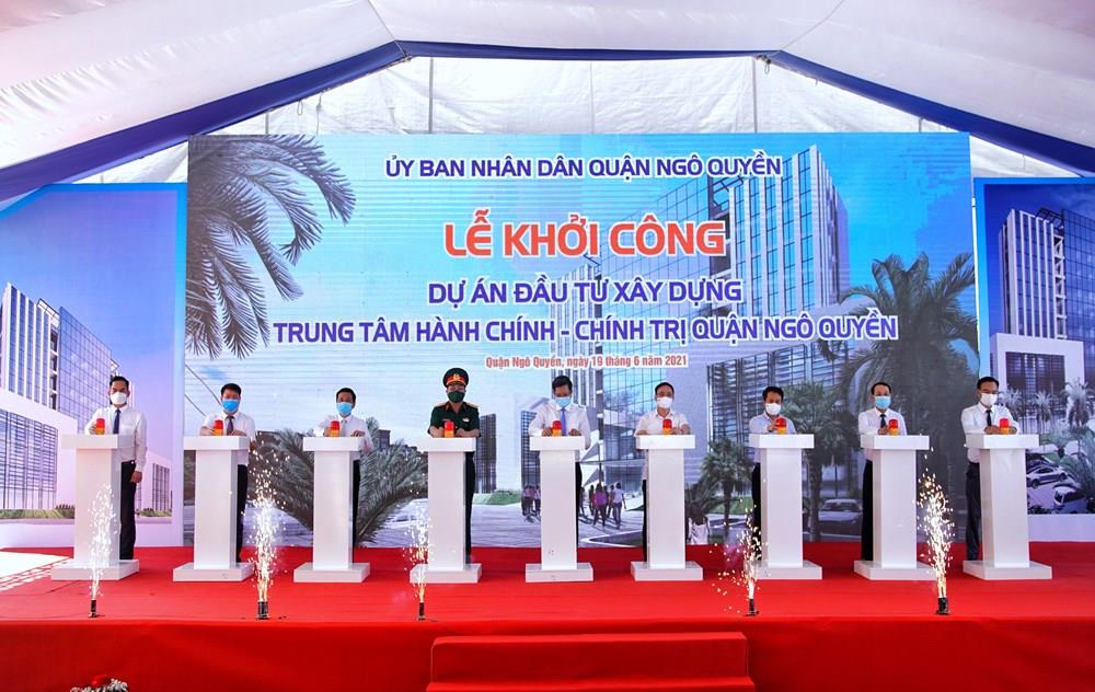 Quận Ngô Quyền khởi công Dự án đầu tư xây dựng Trung tâm Hành chính - Chính trị